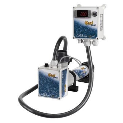 Topení - Heat Pool 9kW, 230/400V, Titan, el.průt.spínač,dig.termostat