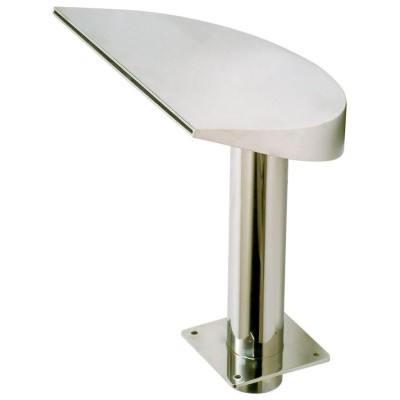 Chrlič - Půlměsíc široký,Š380 mm,připojení 75 mm,AISI 316,proud nahoru