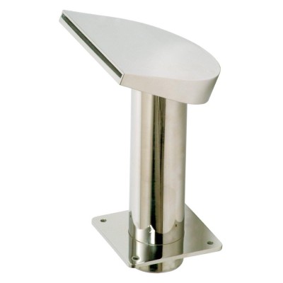 Chrlič - Půlměsíc nízký,Š200 mm,připojení 75 mm,AISI 316,proud nahoru