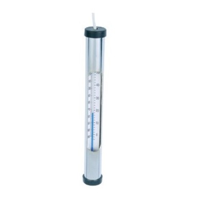 Teploměr neplovoucí chromovaný 17 cm