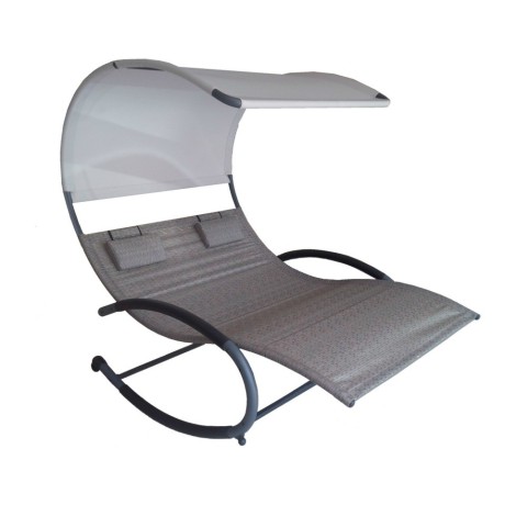 Vivere - Double Chaise Rocker # Sienna