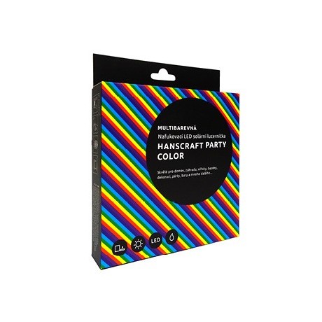 Nafukovací LED solární lucernička HANSCRAFT COLOR