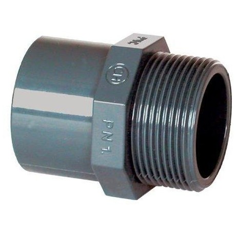 PVC tvarovka - Přechodka 25 20 x 3/4“ (vnější rozměr) 