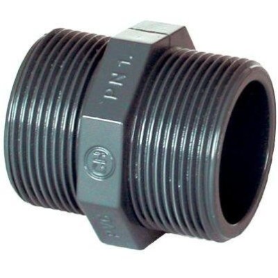 PVC tvarovka - Dvojnipl 2“ (vnější rozměr) 