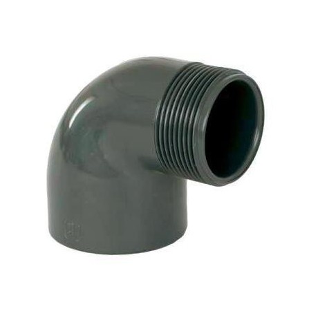 PVC tvarovka - Úhel 90° 50 x 1 1/2“ (vnější rozměr) 