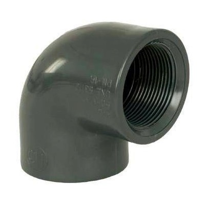 PVC tvarovka - Úhel 90° 63 x 2“ (vnitřní rozměr) 