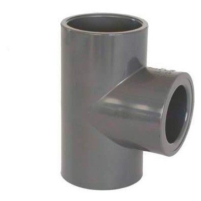 PVC tvarovka - T-kus 90° redukovaný 75 x 50 mm
