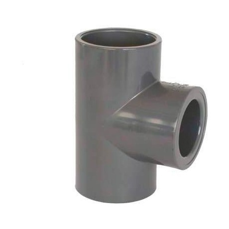 PVC tvarovka - T-kus 90° redukovaný 75 x 50 mm