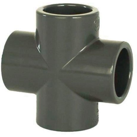 PVC tvarovka - Kříž 25 mm