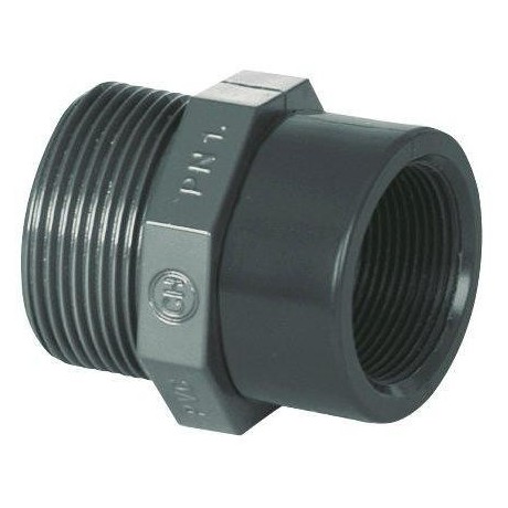 PVC tvarovka - Redukce 1 1/4“ (vnější rozměr) x 1“ (vnitřní rozměr) 