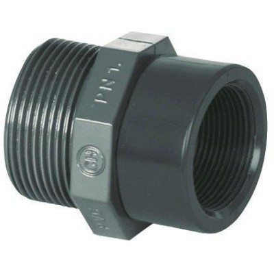 PVC tvarovka - Redukce 1 1/2“ (vnější rozměr) x 1 1/4“ (vnitřní rozměr) 