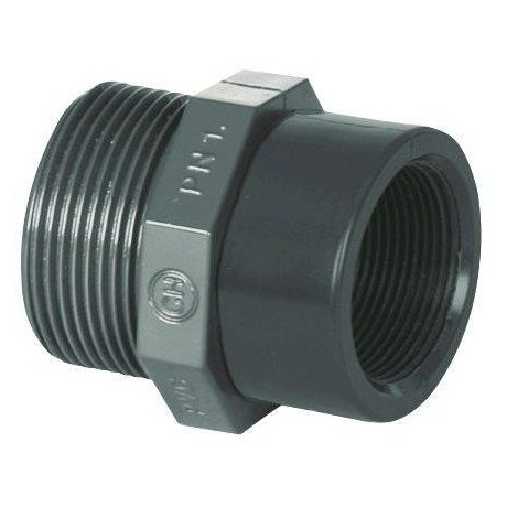 PVC tvarovka - Redukce 1 1/2“ (vnější rozměr) x 1 1/4“ (vnitřní rozměr) 