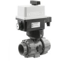 Kulový el dvoucestný ventil 50 mm, 230 V, FIP pro solární systémy