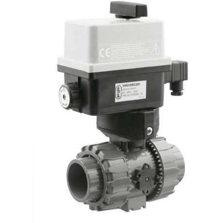 Kulový el dvoucestný ventil 63 mm, 230 V, FIP pro solární systémy