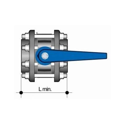 Uzavírací klapka s přírubou 140 mm