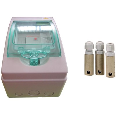 Elektronické automatické hlídání hladiny v rozvaděči 3x sonda