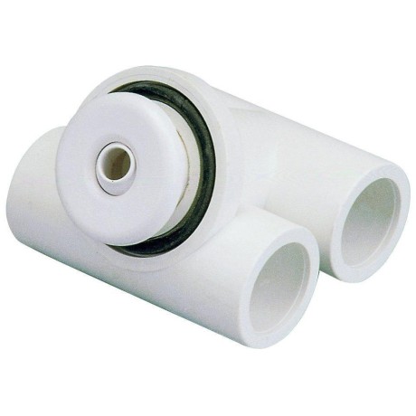 Hydromasážní tryska - Mikrotryska ABS (bílá), průměr  otvoru 12 mm