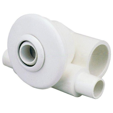 Hydromasážní tryska - Minitryska 24 ABS (bílá), d otvoru 23 mm