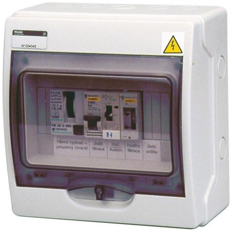 Automatické ovládání pro filtraci - F1