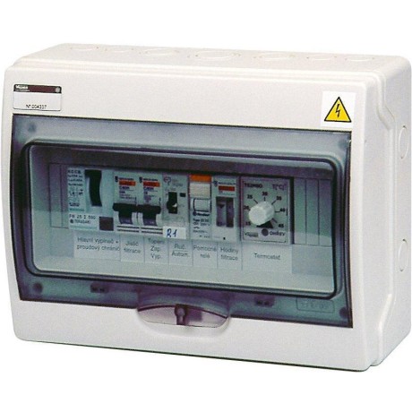 Automatické ovládání pro filtraci/výměník - F1V