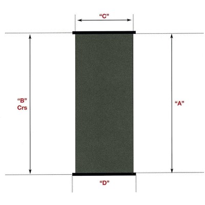 Solární kolektor SC 1,2 m x 4,0 m -- plocha 4,8 m2