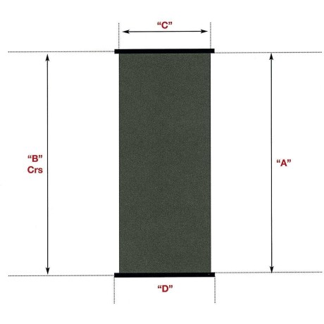 Solární kolektor SC 1,2 m x 4,0 m -- plocha 4,8 m2