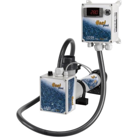 Topení - Heat Pool 3kW, 400V, Titan, el průt spínač,dig termostat