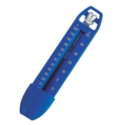 Teploměr modrý 18 cm neplovoucí