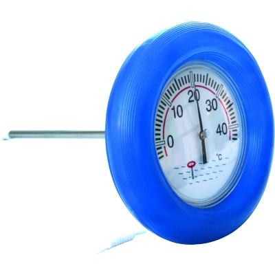 Teploměr plovoucí kruhový průměr 185 mm s gumovou obručí