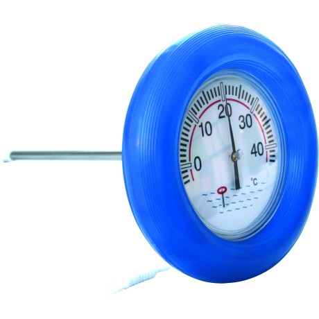 Teploměr plovoucí kruhový průměr 185 mm s gumovou obručí