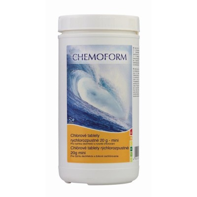 Chlórové tablety rychlorozpustné 20 g - mini - 1 kg