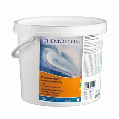 Chlórové tablety rychlorozpustné 20 g - mini - 3 kg