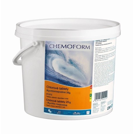 Chlórové tablety rychlorozpustné 20 g - mini - 10 kg