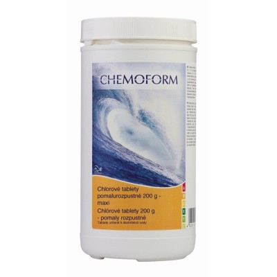 Chlórové tablety pomalurozpustné 200 g - maxi - 1 kg