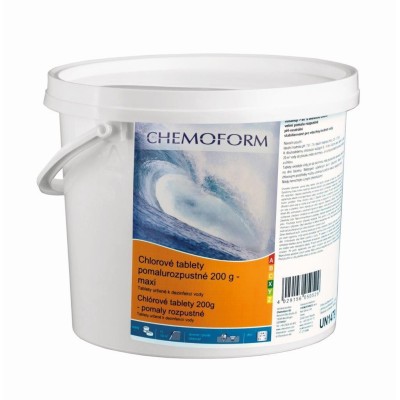 Chlórové tablety pomalurozpustné 200 g - maxi - 3 kg