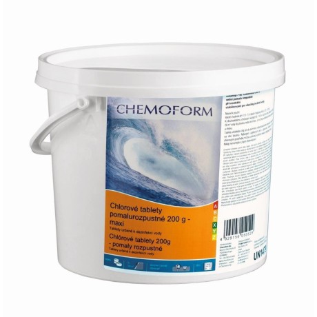 Chlórové tablety pomalurozpustné 200 g - maxi - 3 kg