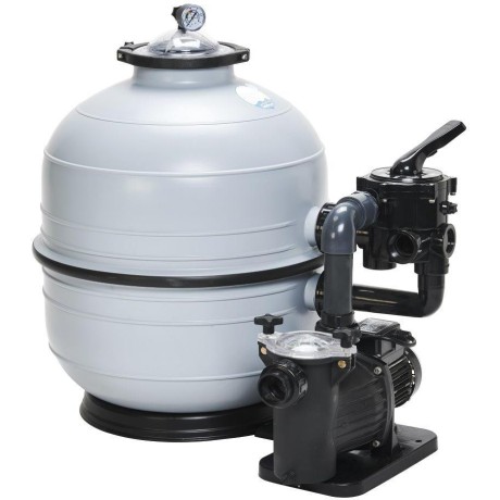 Filtrační zařízení - KIT MIDI 400, 6 m3/h, 230 V, 6-ti cest. boč. ventil, čerp. Preva