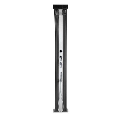 Solární sprcha DADA CURVE antracit/inox