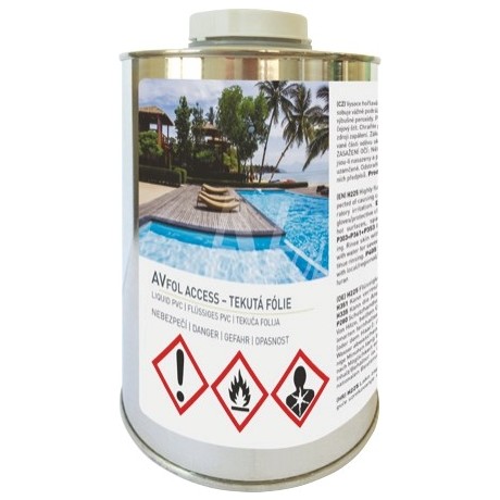 AVFol - tekutá PVC fólie - Antracit, 1kg