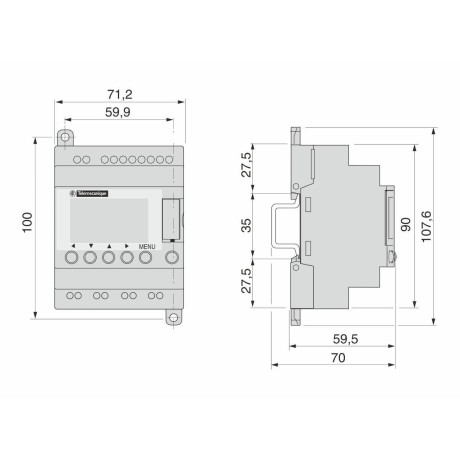 DIN modul ZELIO - řízení BESGO ventilu