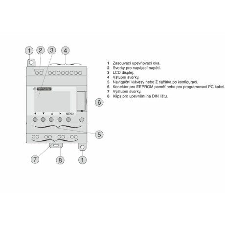 DIN modul ZELIO - řízení BESGO ventilu
