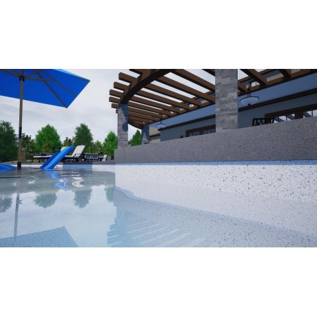AVfol Relief - 3D White Riviera; 1,65m šíře, 1,6mm, metráž