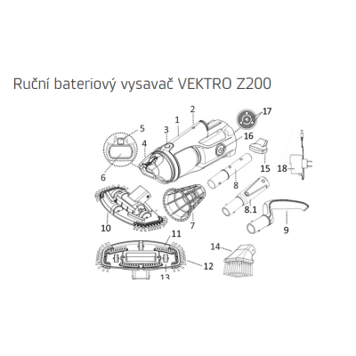 EXTERNÍ NABÍJECÍ ADAPTÉR VEKTRO Z200