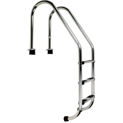 Žebřík nerez Standard s pouzdrem 3 stupňový, AISI 304