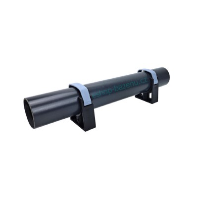 PVC Trubková svorka 75 mm s klipsem CH