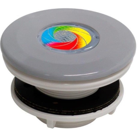 MINI Tube -- tryska VA (světle šedá RAL7004) - 9LED RGB, 8,2W - pro fóliové bazény