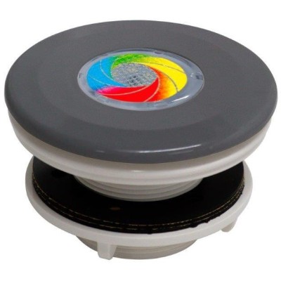 MINI Tube -- tryska VA (tmavě šedá RAL7016) - 9LED RGB, 8,2W - pro fóliové bazény