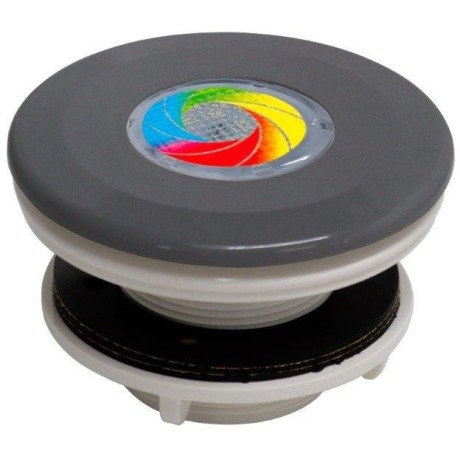 MINI Tube -- tryska VA (tmavě šedá RAL7016) - 9LED RGB, 8,2W - pro fóliové bazény