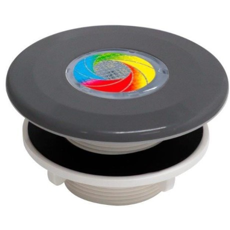 MINI Tube -- tryska VA (Tmavě šedá RAL 7016) - 9LED RGB, 8,2W - pro předvyrobené bazény