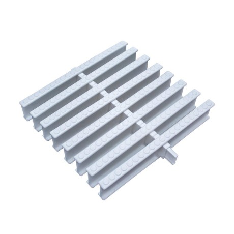 Roll rošt bílý -- šířka 246 mm, výška 35 mm